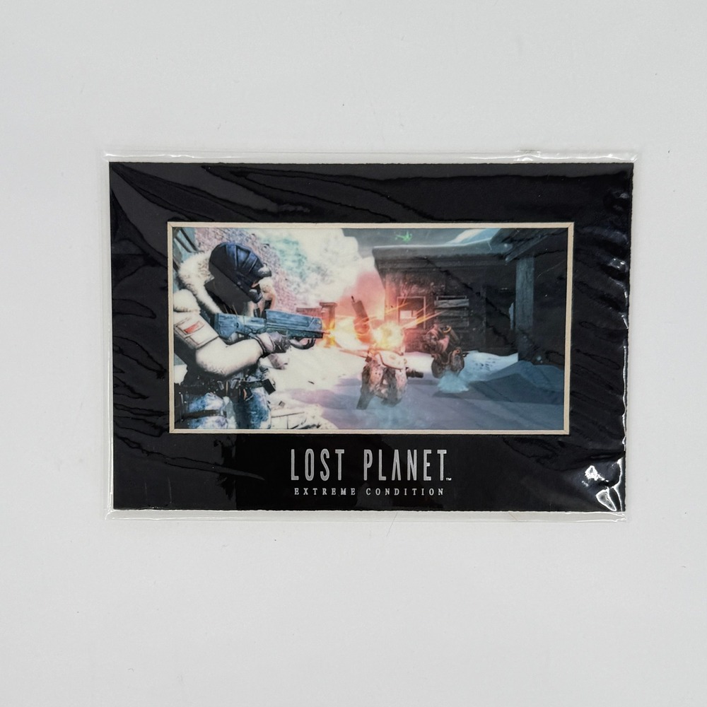 Lost Planet Extreme Condition Limited Edition Laser Cel Walmart Exclusive COA